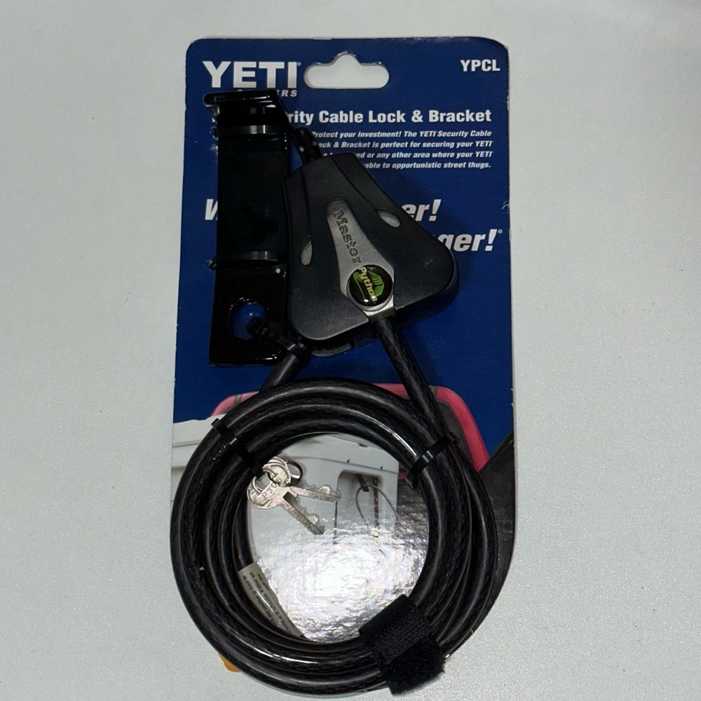 Yeti Security Cable Lock & Bracket